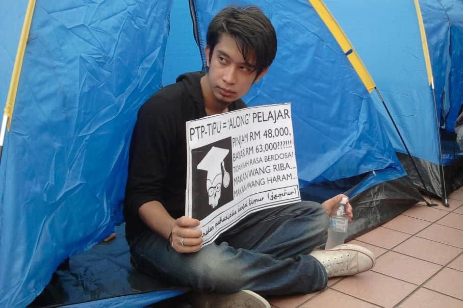 Netizen tuntut janji Adam Adli “mansuhkan PTPTN”