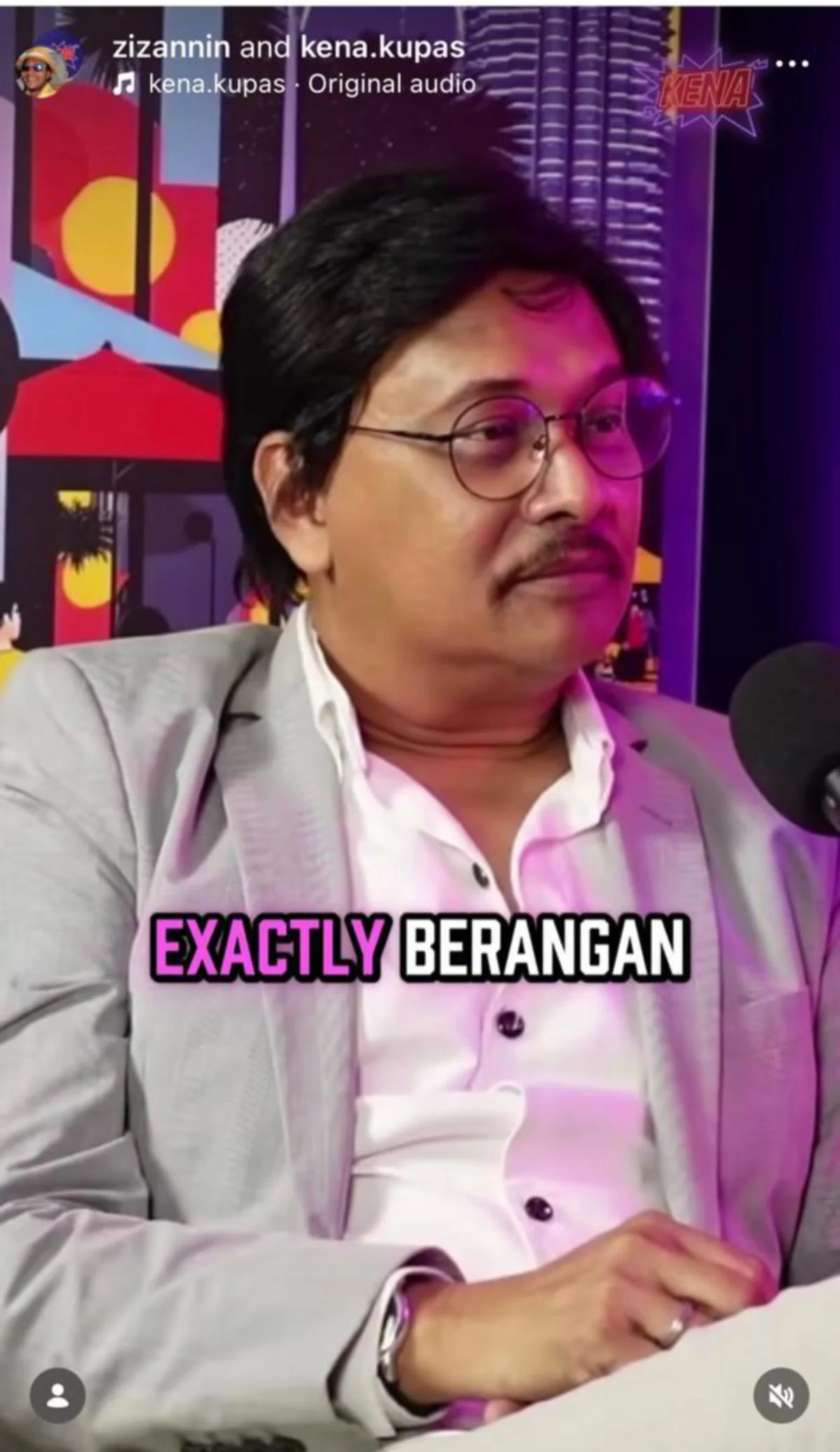 Zizan Nin tak melatah dikecam netizen, anggap diri makin berusia