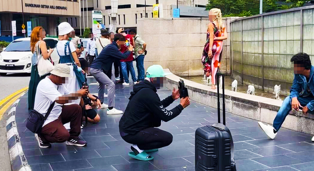 Serang pakai kerambit, 18 ‘ulat gambar’ gaduh depan KLCC ditahan polis